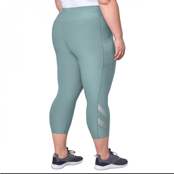 NWT Mondetta Ladies' Mesh Capri Leggings - Picture 6 of 6
